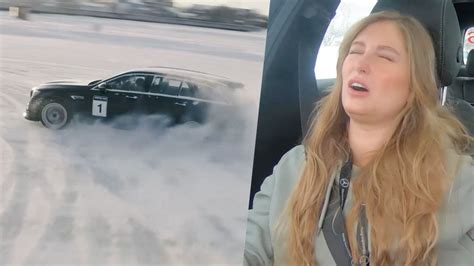 DRIFTING A 200 THOUSAND DOLLAR MERCEDES SPORTS CAR and getting it stuck in the snow  Weekly Vlog